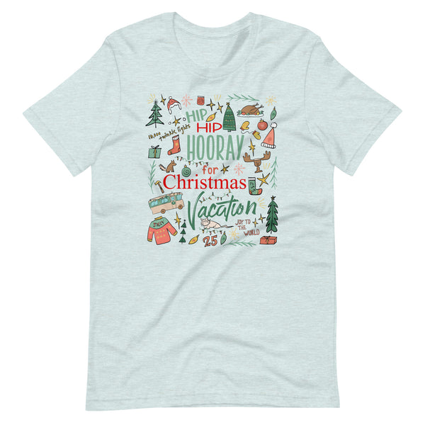 Christmas Vacation T-Shirt Hip Hip Hooray for Christmas Vacation Griswold Family Christmas T-Shirt