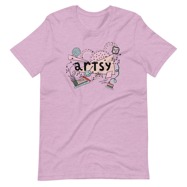 Artsy Disney T-Shirt Epcot Festival of the Arts Hidden Mickey Artsy T-Shirt