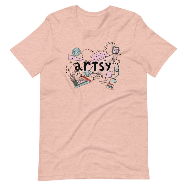 Artsy Disney T-Shirt Epcot Festival of the Arts Hidden Mickey Artsy T-Shirt