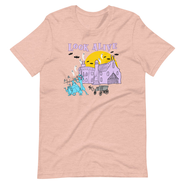 Haunted Mansion Look Alive Grim Grinning Ghosts Disney shirt Unisex t-shirt