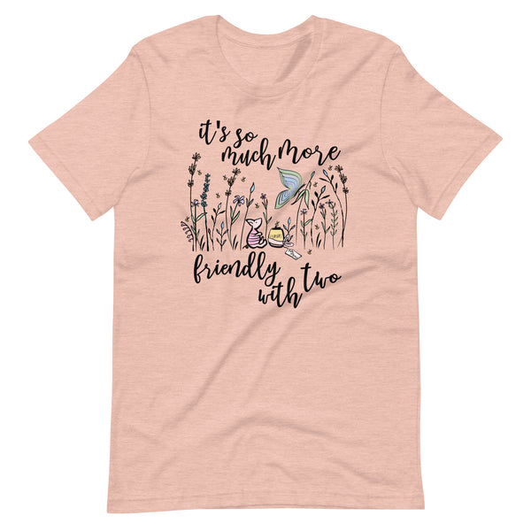 Piglet Wildflowers T-shirt Winnie the Pooh So Much More Friendly with Two Disney Piglet T-Shirt