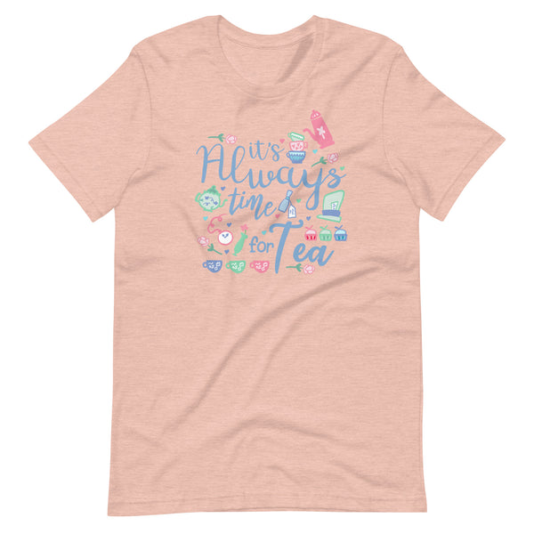 Alice in Wonderland Tea Party T-Shirt It's Always Time for Tea Magic Kingdom T-Shirt