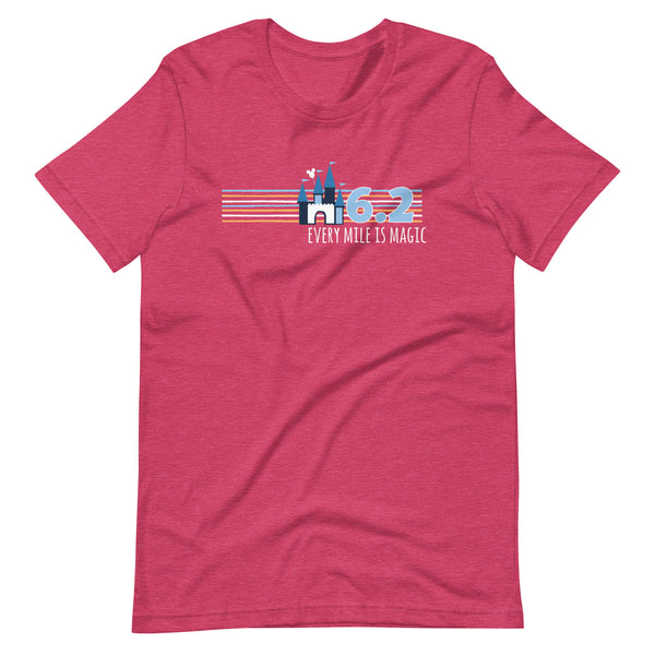 runDisney Every Mile is Magic Disney Castle Running 6.2 Miles 10K Unisex t-shirt