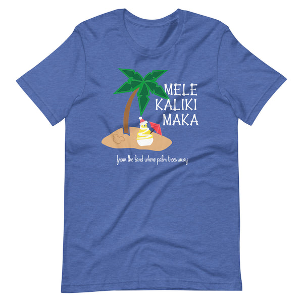 Dole Whip Melekalikimaka Hawaiian Christmas Shirt Short-Sleeve Unisex T-Shirt