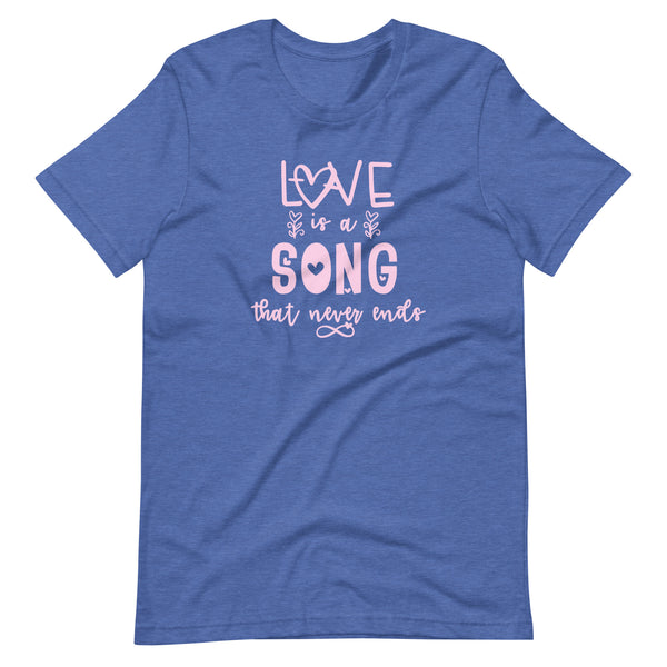 Love is a Song Disney Inspired Valentines Day Bambi Unisex Tee Tshirt