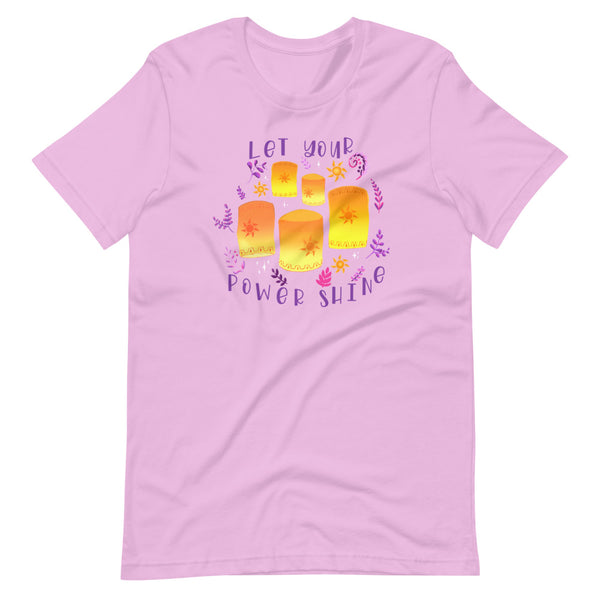 Tangled Lanterns Flower Gleam and Glow Short-Sleeve Unisex T-Shirt