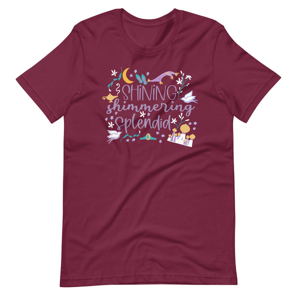 Jasmine Shining Shimmering T-Shirt Aladdin Disney Princess Jasmine T-Shirt