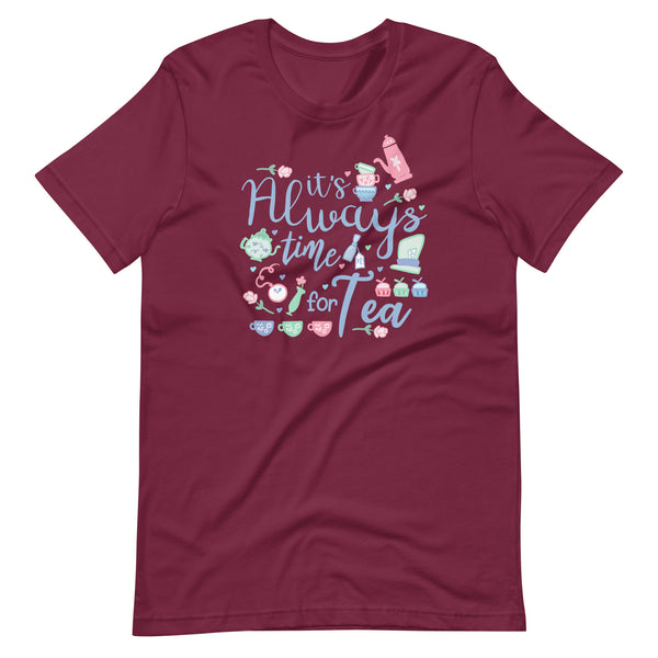 Alice in Wonderland Tea Party T-Shirt It's Always Time for Tea Magic Kingdom T-Shirt