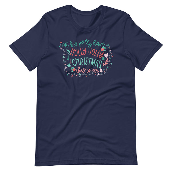 Rudolph the Red Nosed Reindeer T-Shirt Vintage Mickey Christmas Oh By Golly Holiday T-shirt