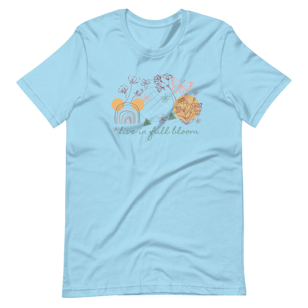 Disney Flower and Garden Festival Boho Epcot Live in Full Bloom Unisex t-shirt