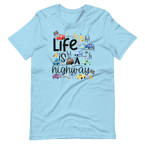 Cars Disney T-Shirt Life is a Highway Disney Shirt Cars T-Shirt