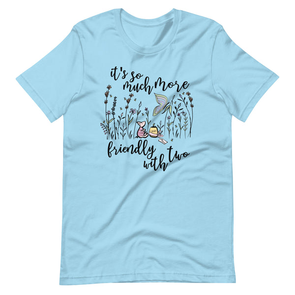 Piglet Wildflowers T-shirt Winnie the Pooh So Much More Friendly with Two Disney Piglet T-Shirt