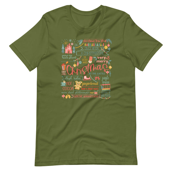 Disney Christmas List T-shirt Disney Shirt Disney at Christmas T-Shirt