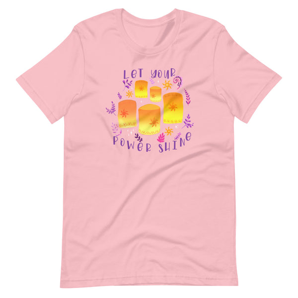 Tangled Lanterns Flower Gleam and Glow Short-Sleeve Unisex T-Shirt