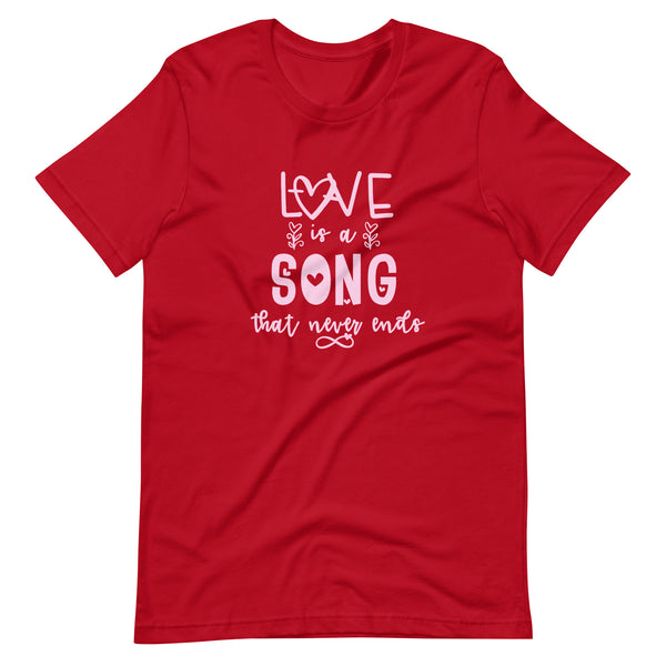 Love is a Song Disney Inspired Valentines Day Bambi Unisex Tee Tshirt