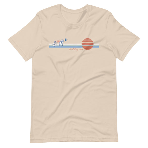 Star Wars T-Shirt Best Day Ever with BB8 and R2D2 Disney Sketch Balloon T-Shirt