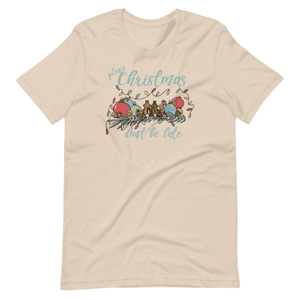 Chip and Dale Christmas T-Shirt Please Christmas Don't Be Late Chipmunk Song T-shirt