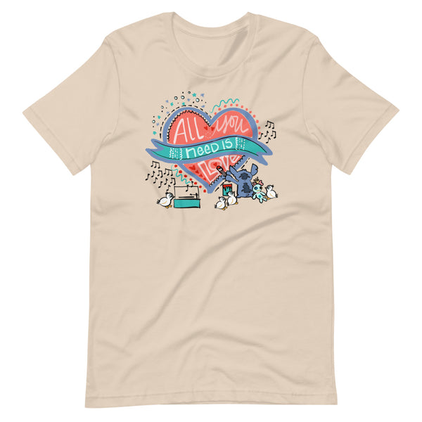 Stitch Love T-Shirt Disney All You Need is Love Lilo and Stitch T-Shirt