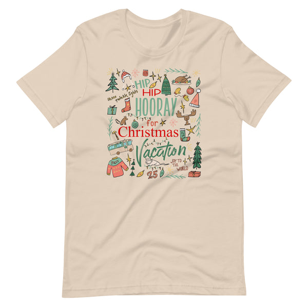 Christmas Vacation T-Shirt Hip Hip Hooray for Christmas Vacation Griswold Family Christmas T-Shirt