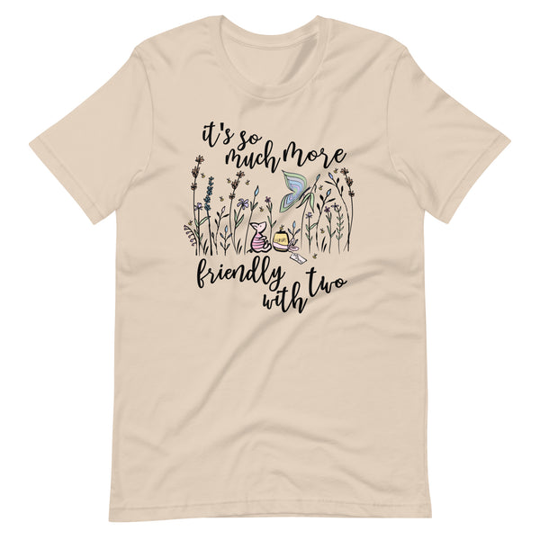 Piglet Wildflowers T-shirt Winnie the Pooh So Much More Friendly with Two Disney Piglet T-Shirt