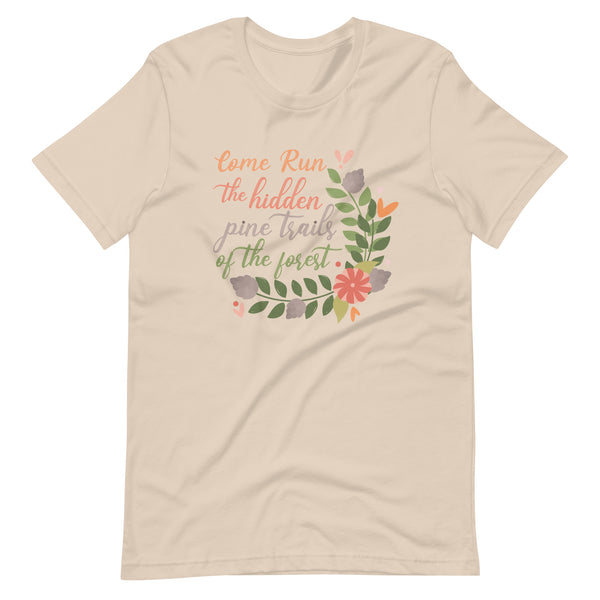 Pocahontas Disney Shirt Come Run the Hidden Pine Trails runDisney Pocahontas T-shirt