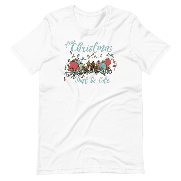 Chip and Dale Christmas T-Shirt Please Christmas Don't Be Late Chipmunk Song T-shirt