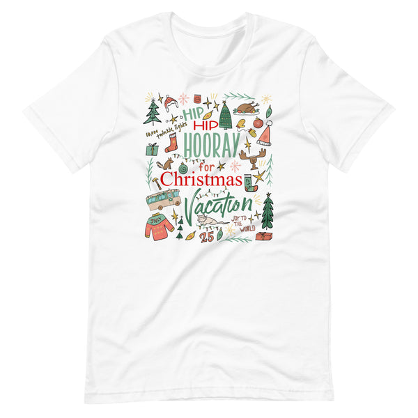Christmas Vacation T-Shirt Hip Hip Hooray for Christmas Vacation Griswold Family Christmas T-Shirt
