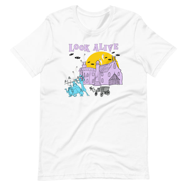 Haunted Mansion Look Alive Grim Grinning Ghosts Disney shirt Unisex t-shirt