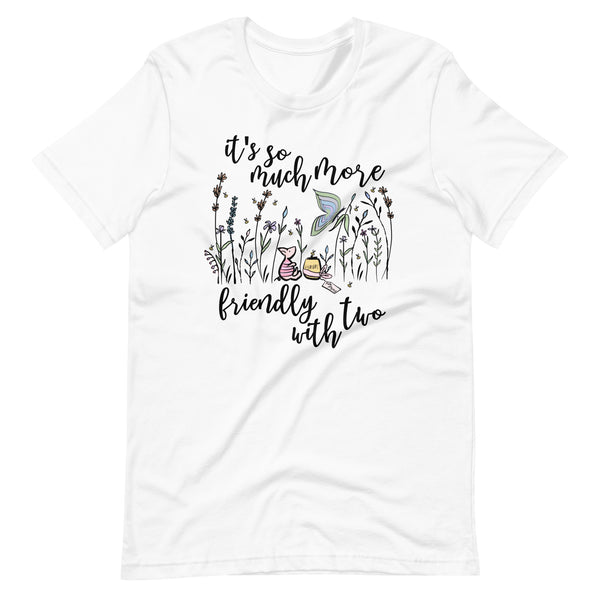Piglet Wildflowers T-shirt Winnie the Pooh So Much More Friendly with Two Disney Piglet T-Shirt