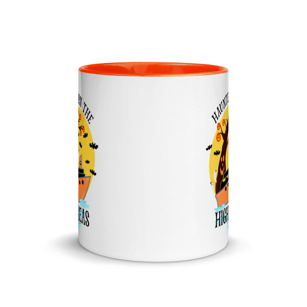 Disney Cruise Halloween on the High Seas Mug with Orange Color Inside