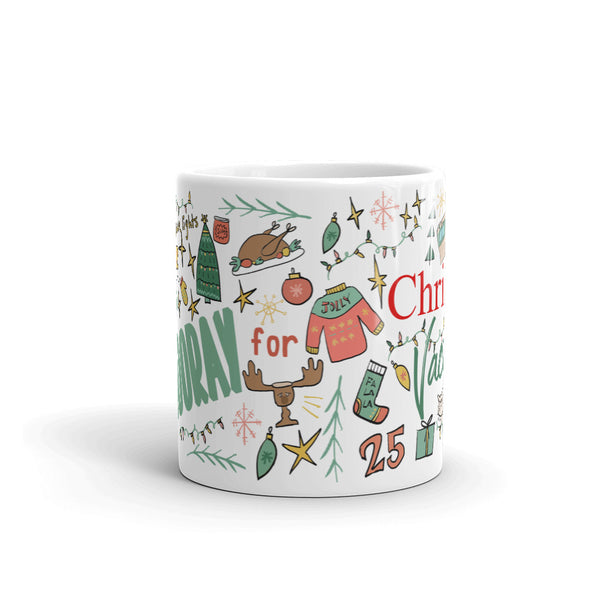 Christmas Vacation Mug Hip Hip Hooray for Christmas Vacation Griswold Family Christmas Mug