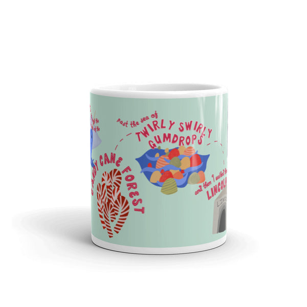 Buddy the Elf Christmas Story Holiday Movie White glossy mug