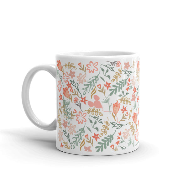 Cinderella's Castle Garden Mug Floral Spring Disney Mug