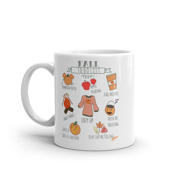 Disney Fall To-Do List Mug