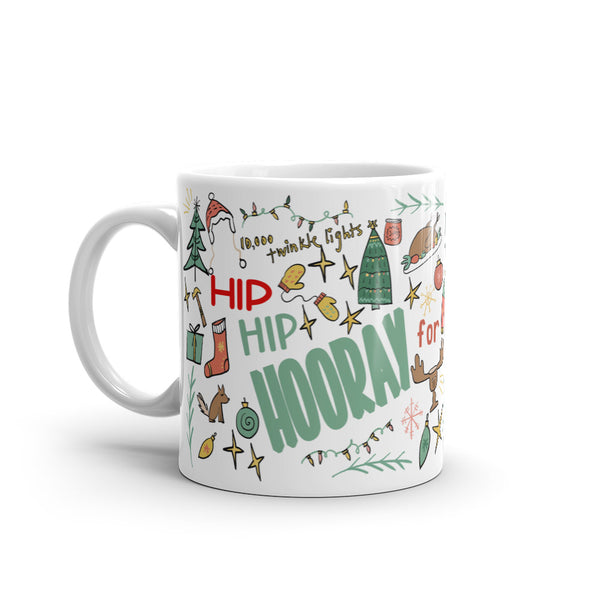 Christmas Vacation Mug Hip Hip Hooray for Christmas Vacation Griswold Family Christmas Mug