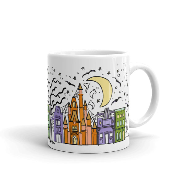 Main Street Halloween Disney Mug Halloween Castle Mug