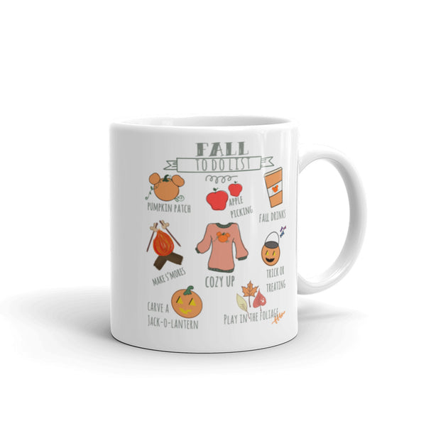 Disney Fall To-Do List Mug