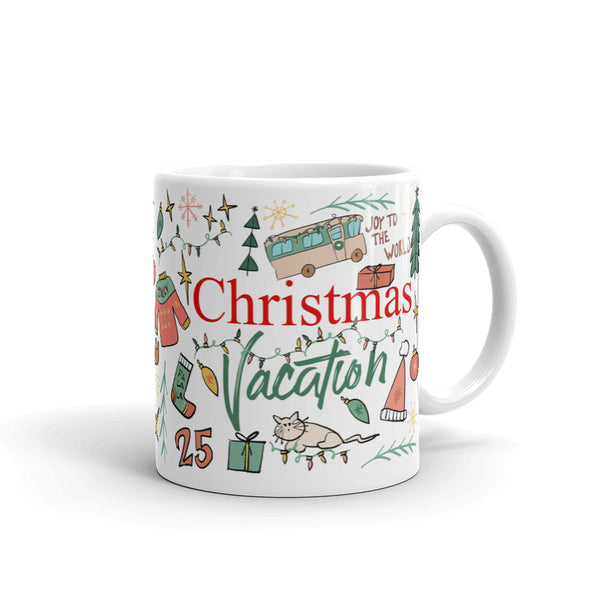 Christmas Vacation Mug Hip Hip Hooray for Christmas Vacation Griswold Family Christmas Mug