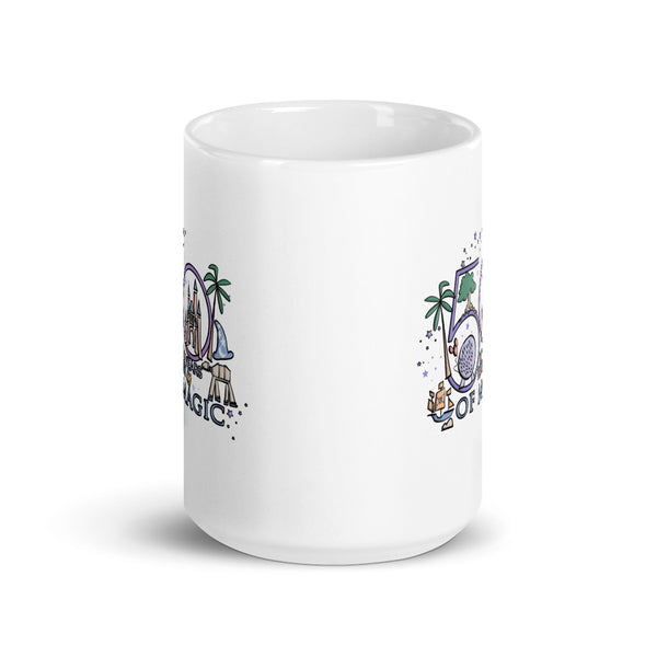50 Years of Magic Disney Mug Disney Milestone 50th Birthday Disney 50th Wedding Anniversary Mug