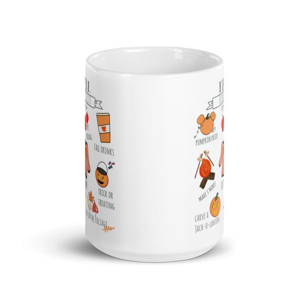 Disney Fall To-Do List Mug