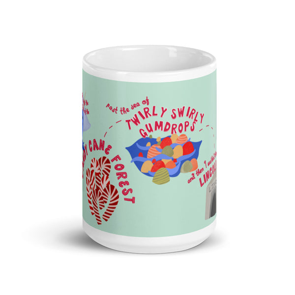 Buddy the Elf Christmas Story Holiday Movie White glossy mug