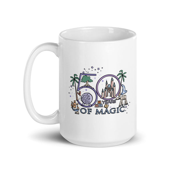 50 Years of Magic Disney Mug Disney Milestone 50th Birthday Disney 50th Wedding Anniversary Mug