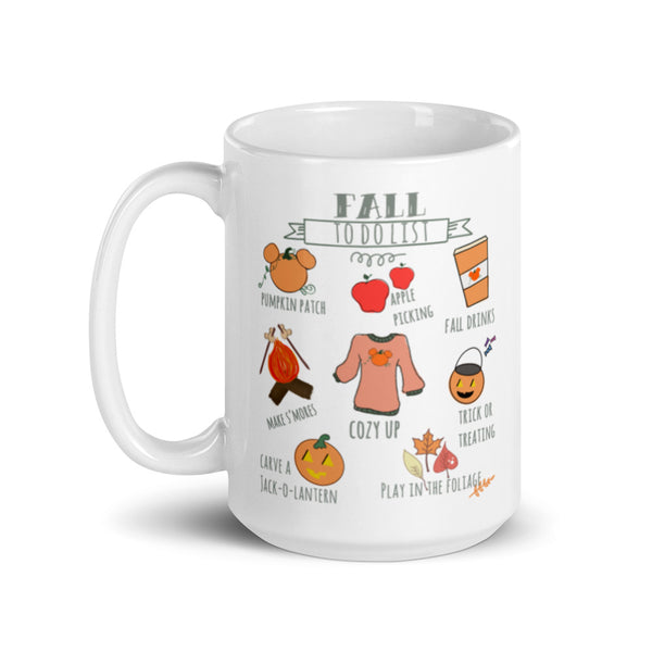 Disney Fall To-Do List Mug