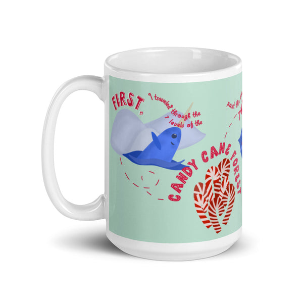 Buddy the Elf Christmas Story Holiday Movie White glossy mug