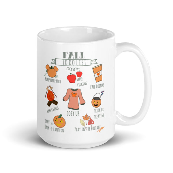 Disney Fall To-Do List Mug