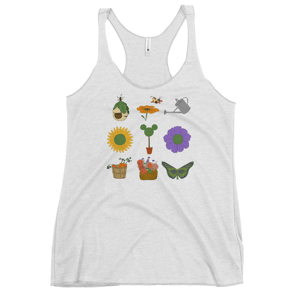 Mickey Topiary Flower and Garden Festival Women's Racerback Tank