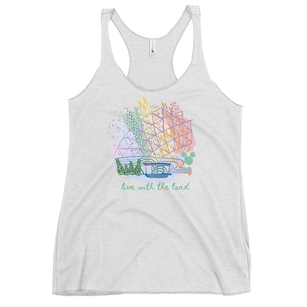 Living with the Land Tank Top Epcot Park Walt Disney World Women's Racerback Tank