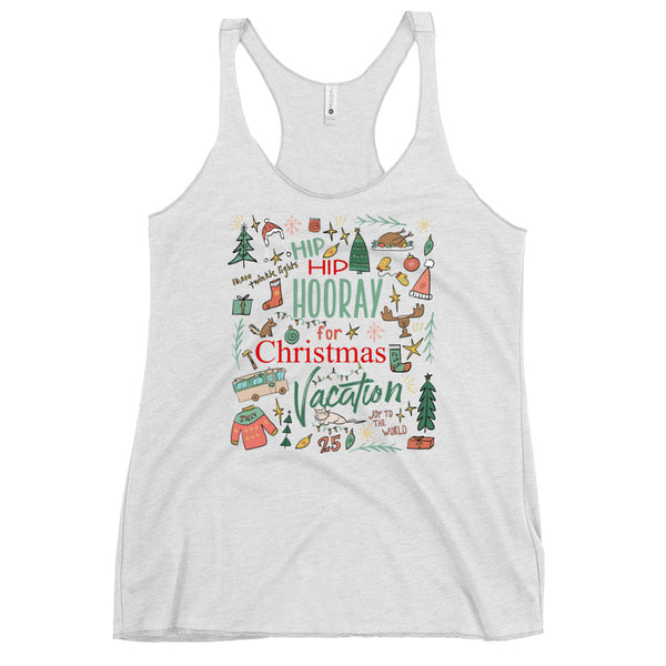 Christmas Vacation Tank Top Hip Hip Hooray for Christmas Vacation Griswold Family Christmas Tank Top