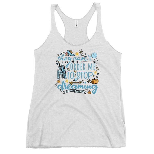Cinderella Dreaming Tank Top Disney Princess Cinderella Women's Racerback Tank