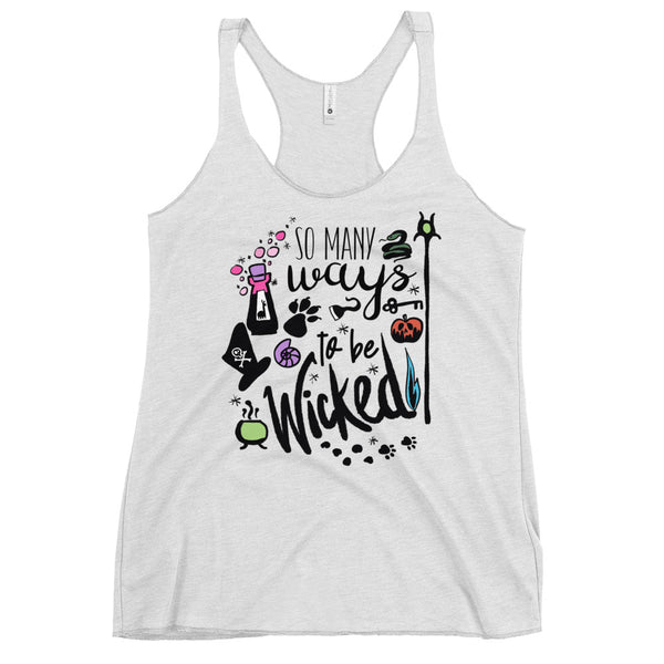 Disney Villains Tank Top Descendents So Many Ways to Be Wicked Women's Racerback Tank